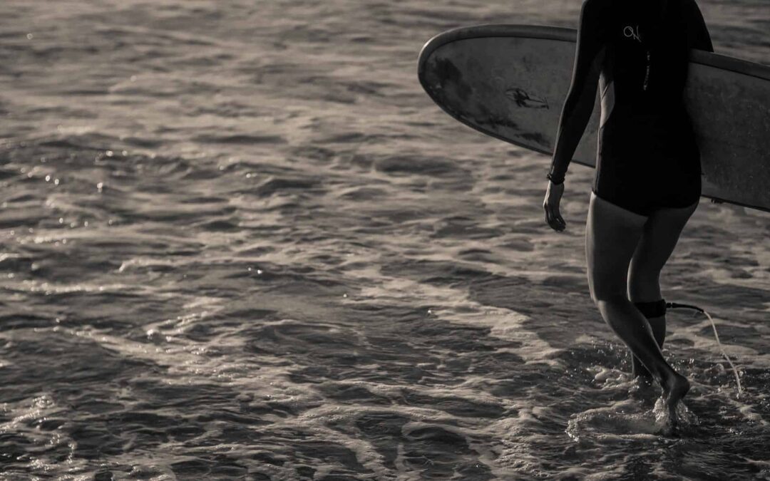 Surfing with Friends at San Pedrito Beach